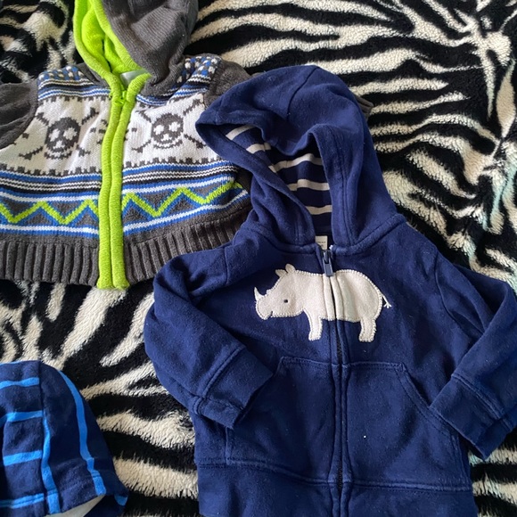 Baby boy sweatshirt hoodie bundle - Picture 1 of 5